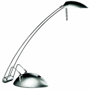 Alco Halogen-Tischleuchte 933 Kunststoff 20W silber
