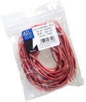 Alco Gummiband Naturkautschuk sortiert rot 50g