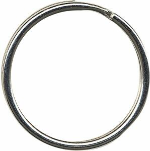 Alco Schlüsselring Stahl glanzvernickelt 30mm Ø 100 ST