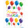 Herma Sticker MAGIC Bunte Luftballons glittery 1 Bl