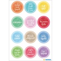 Herma Sticker HOME Hüftgold beglimmert 2 Bl
