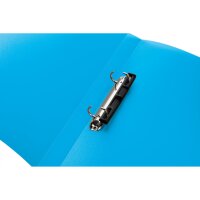 Herma Ringbuch PP 2D-Ring A4 25 mm Rückenbreite transluzent hellblau