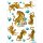 Herma Sticker MAGIC Tiere Wilder Tiger Goldprägung 1 Bl