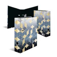 Herma Motiv-Ordner Karton A4, 7 cm Rückenbreite Cubes