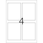 Herma Etiketten für Flaschen permanent haftend 90 x 120 mm weiss 40 Bl 160 Etik. Inkjet