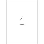 Herma Etiketten permanent haftend 210 x 297 mm Folie weiss wetterfest 40 Bl 40 Etik. Inkjet