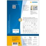 Herma Etiketten permanent haftend 105 x 148 mm Folie weiss wetterfest 40 Bl 160 Etik. Inkjet