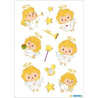 Herma Sticker DECOR Weihnachten Engelschor beglimmert 2 Bl