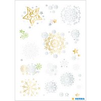 Herma Sticker CREATIVE Weihnachten Sternengestöber Folie 1 Bl