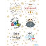 Herma Sticker DECOR Weihnachten Weihnachtspost beglimmert 2 Bl