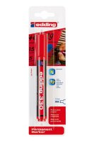 Edding Permanentmarker 330 1er-Blister rot