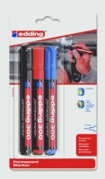 Edding Permanentmarker 300 3er-Blister sortiert