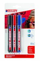 Edding Permanentmarker 330 3er-Blister sortiert