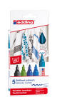 Edding Textilmarker 4500 5er-Set cool colours