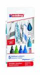 Edding Textilmarker 4500 5er-Set cool colours