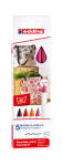 Edding Textilstift 4600 5er-Set warm colours
