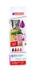 Edding Textilstift 4600 5er-Set warm colours