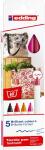 Edding Textilstift 4600 5er-Set warm colours