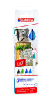 Edding Textilstift 4600 5er-Set cool colours
