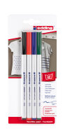 Edding Textilstift 4600 4er-Blister sortiert basic