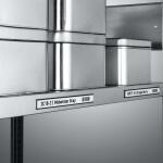 Durable Etikettenleiste 200x20mm 50St d.gr magnetisch