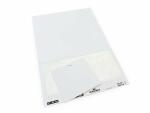 Durable Namensschild 97x86mm 100St ws auf A4 Bogen für Events