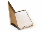 Durable Namensschild 97x86mm 100St ws auf A4 Bogen für Events
