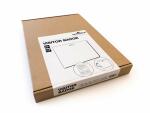 Durable Namensschild 97x86mm 100St ws auf A4 Bogen für Events