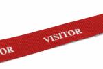 Durable Textilband 20mm rt VISITOR 10S mit Sicherheitsverschluss