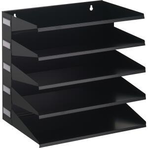 Durable Sortierreck 5tlg A4/ Folio sw aus Metall