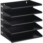 Durable Sortierreck 5tlg A4/ Folio sw aus Metall