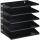 Durable Sortierreck 5tlg A4/ Folio sw aus Metall