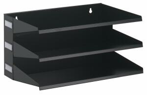 Durable Sortierreck 3tlg A4/Folio sw aus Metall