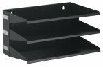 Durable Sortierreck 3tlg A4/Folio sw aus Metall