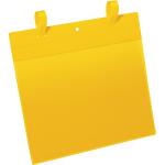 Durable Kennzeichnungstasche A4 ge 50St Querformat mit Laschen