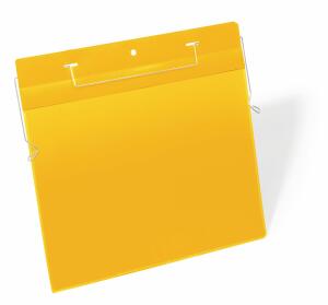 Durable Kennzeichnungstasche A4 ge Querformat Drahtbügeleinsatz