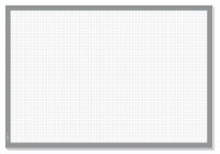 SIGEL HO260 Papier-Schreibunterlage  - undatiert- Karomuster - kariert - Nein - weiß/grau - ca. A2 - sprachneutral - 30 Blatt - FSC-zertifiziert