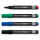 Sigel Permanent Marker farbl. sort. Rundspitze 1-3mm Cap-Off-Tinte 4St