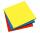 Sigel Static Notes gelb blau orange 100x100mm 3 Blocks à 100Bl