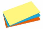 Sigel Static Notes gelb blau orange 100x200mm 3 Blocks à 100Bl