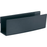 SIGEL GL803 Ablagefach Artverum - anthrazit - 16 x 5,40 x 4,30 cm - Kunststoff, Neodym - magnetischer Clip zur Anbringung - für Glas-Magnetboards