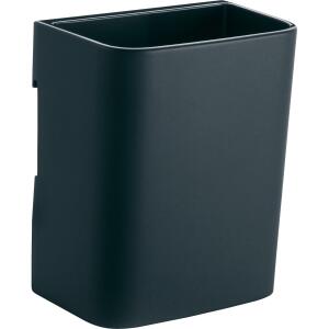 SIGEL GL801 Stifteköcher Artverum S - anthrazit - 7,50 x 9,40 x 5,10 cm - Kunststoff, Neodym - magnetischer Clip zur Anbringung - für Glas-Magnetboards