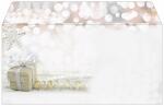 SIGEL DU135 Weihnachts-Umschlag - Geschenk - grau - gummiert - DIN lang - 50 Umschläge