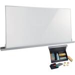 SIGEL MUB05 Bundle Wall rail Meet up - 200 x 88 x 9 cm - Farbkombination -  1x Agiles Whiteboard Meet up 900x1800mm, 1x Wandschiene Meet up, 1x Starterset