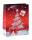 Geschenktasche groß - rot/silber - Weihnachtsbaum - 26 x 33 x 12 cm