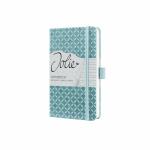 SIGEL JN118 Notizbuch Jolie - sky blue - liniert - 80 g/m² - ca. A6 - hellblau - Hardcover - 174 Seiten - FSC-zertifiziert