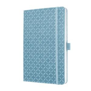 SIGEL JN119 Notizbuch Jolie - sky blue - liniert - 80 g/m² - ca. A5 - hellblau - Hardcover - 174 Seiten - FSC-zertifiziert