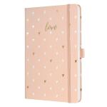 SIGEL JN335 Notizbuch Jolie - Rose Love - liniert - 80...