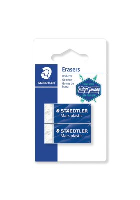 Staedtler Radierer Mars plastic 2x BK