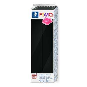 Staedtler Mod.masse Fimo soft 454g schwarz
